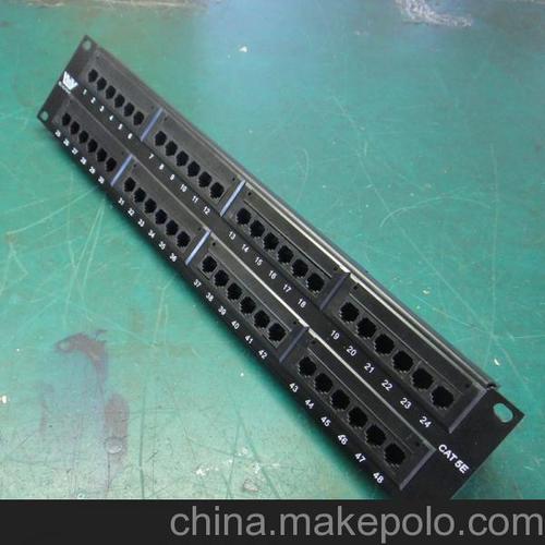 厂家特价供应中性2u48口六类配线架 网络布线产品